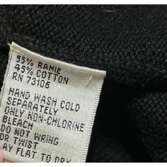 VTG Talbots Kids Christmas Sweater Vest Knit Candy Black Size 16 Colorful Girl's - Picture 5 of 5